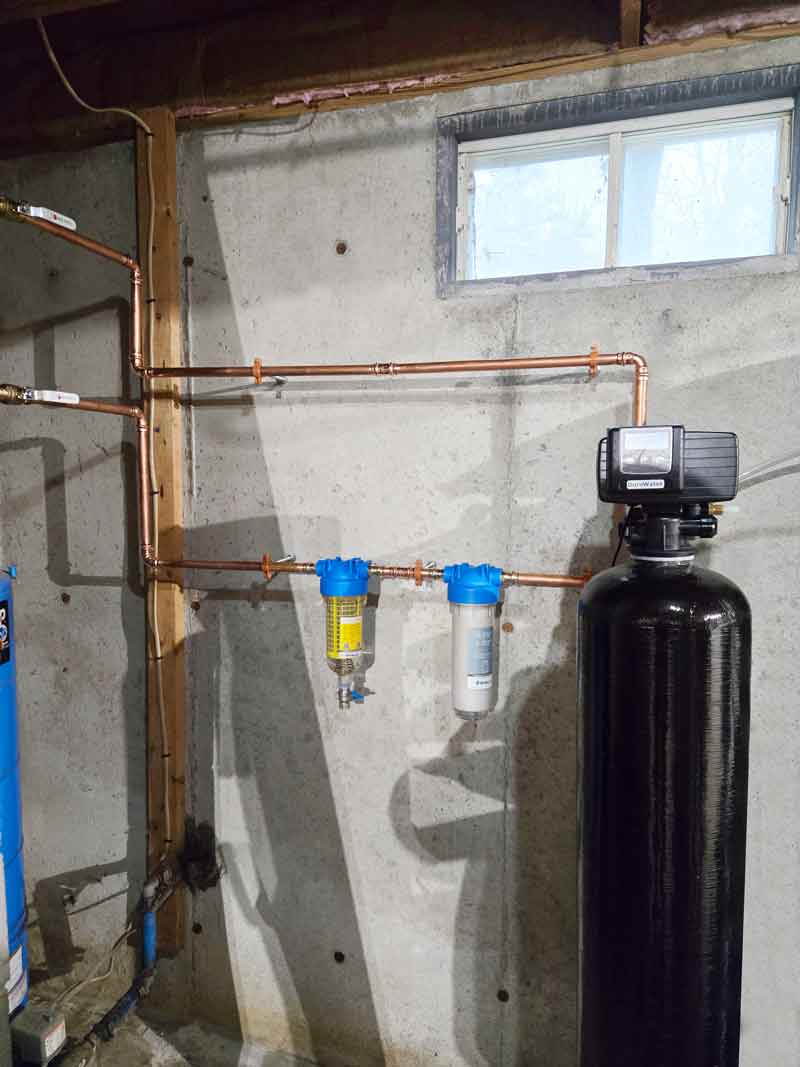 Water Softener installed by NRP Plumbing & Heating